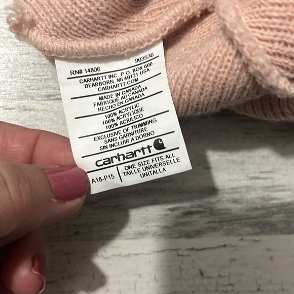 Carhartt Pink Beanie Hat - Picture 4 of 5
